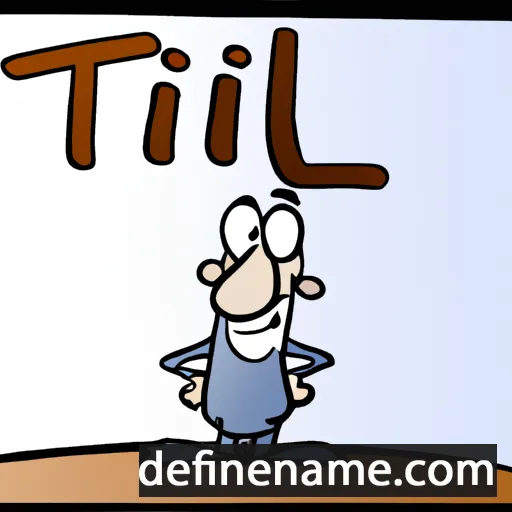 cartoon of the name Till