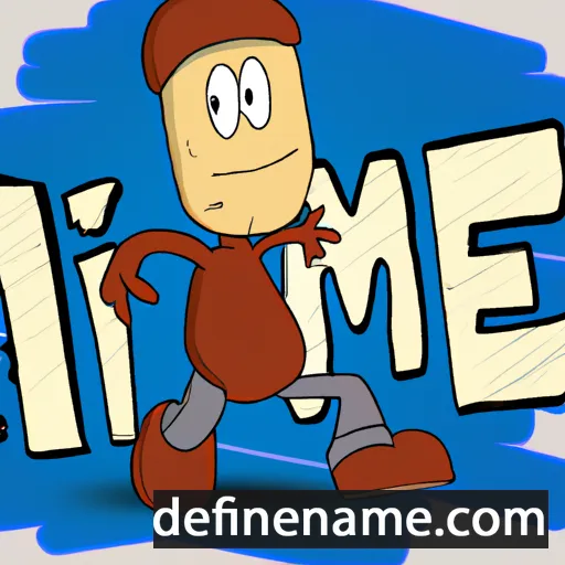 cartoon of the name Time