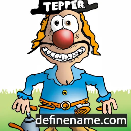 Tjesraperet cartoon