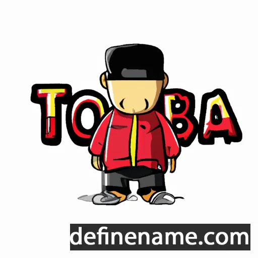 cartoon of the name Toba