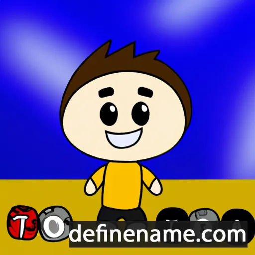 cartoon of the name Tobia