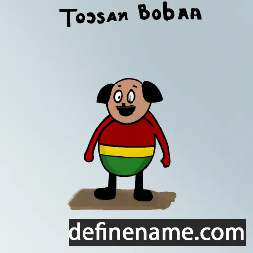 Tömörbaasan cartoon