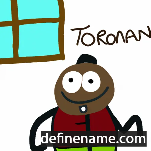 Tömörkhaan cartoon