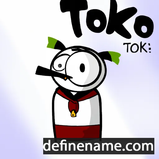 Tōko cartoon