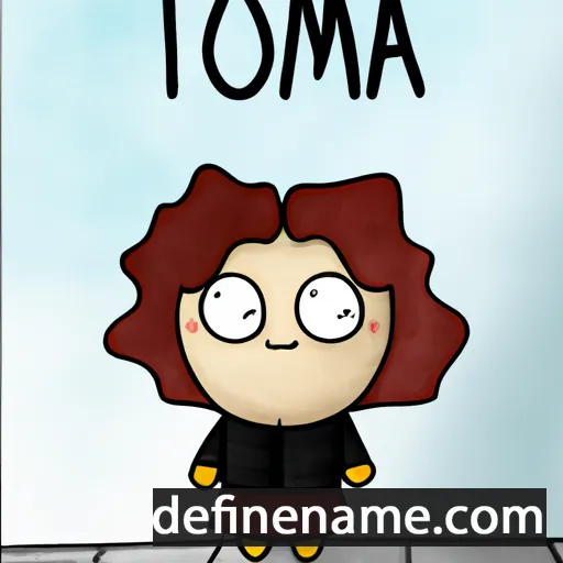 Tomásia cartoon