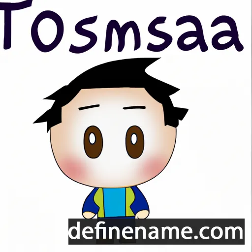 cartoon of the name Tomasu