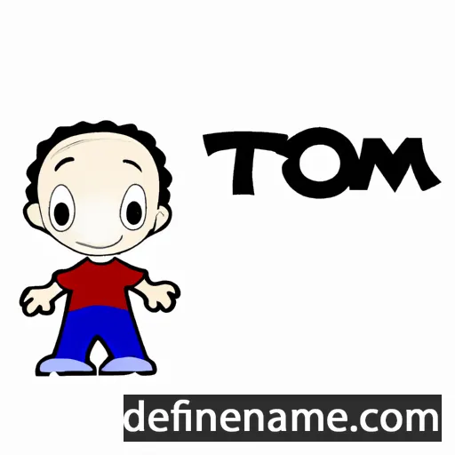 cartoon of the name Tomi