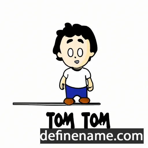 cartoon of the name Tomi