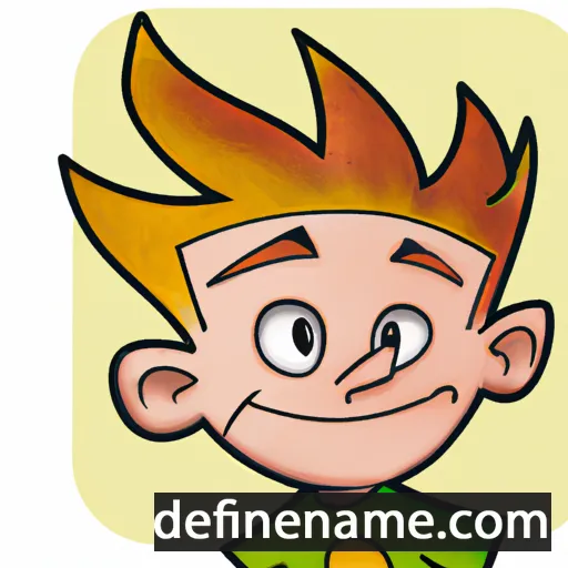 cartoon of the name Tomi