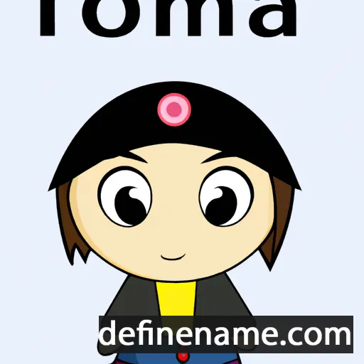 Tomoha cartoon