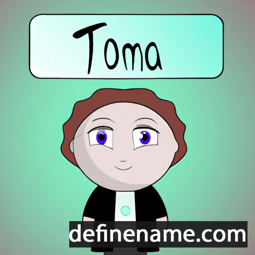 Tomya cartoon