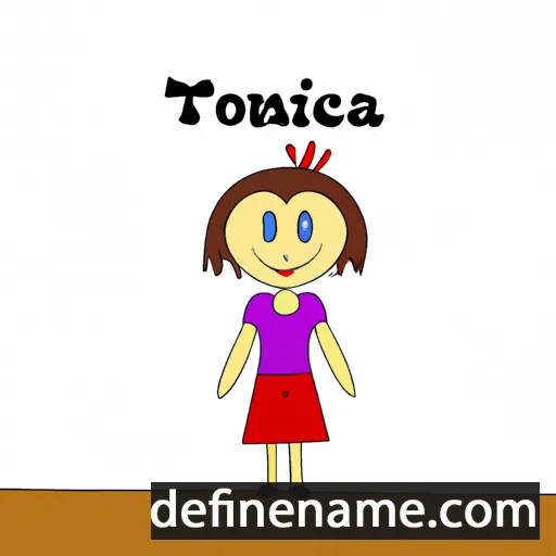 Tončica cartoon