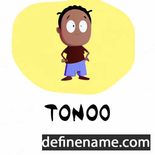 Tonho cartoon