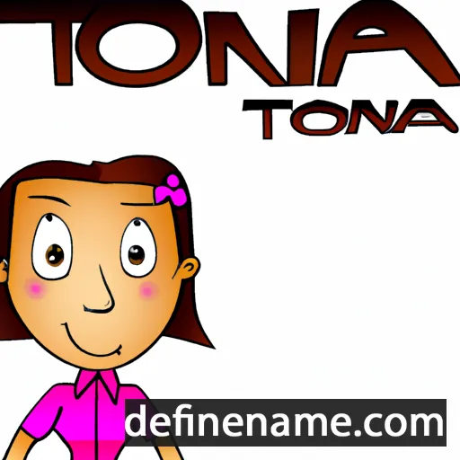 Tonja cartoon