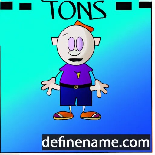 Tonnis cartoon