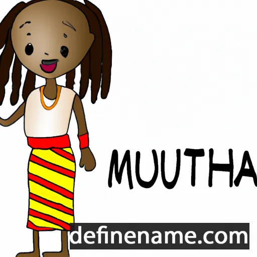 Muthoni cartoon