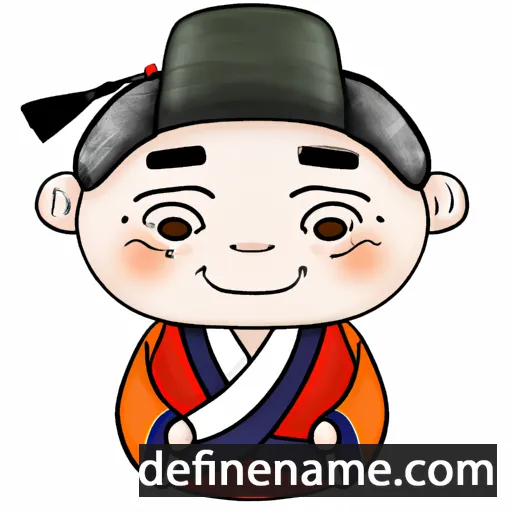 Myeong-Suk cartoon