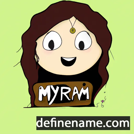 Myriam cartoon