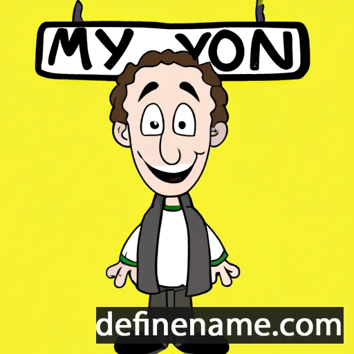 Myron cartoon