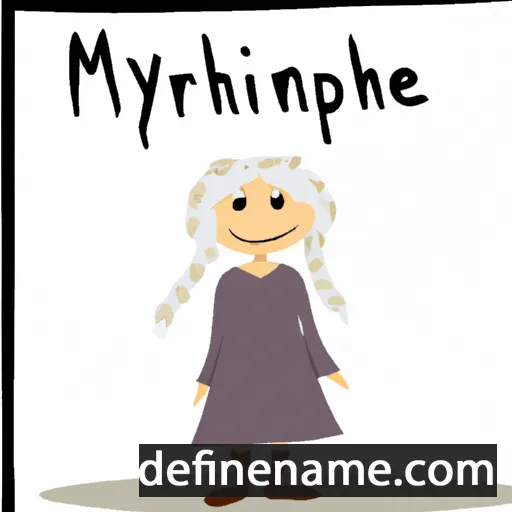 Myrrhine cartoon