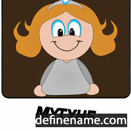 Myrthe cartoon