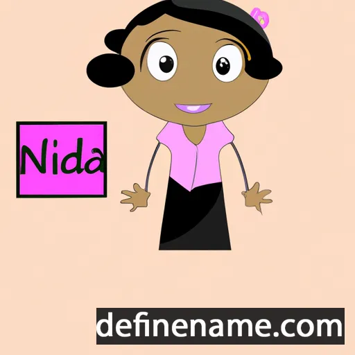 cartoon of the name Nadia