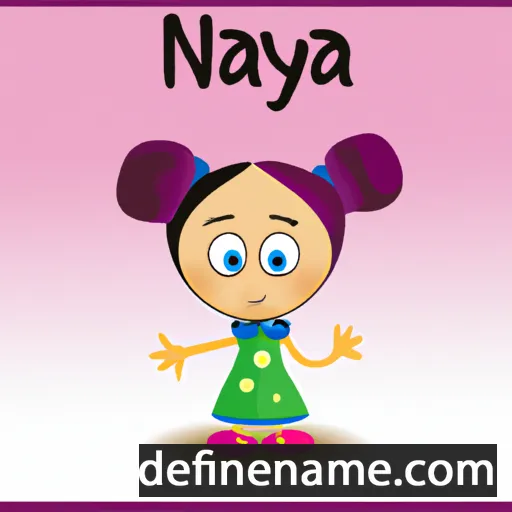 cartoon of the name Nadya