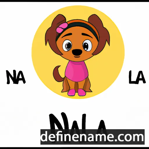 cartoon of the name Nala