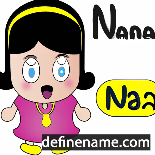 cartoon of the name Nana