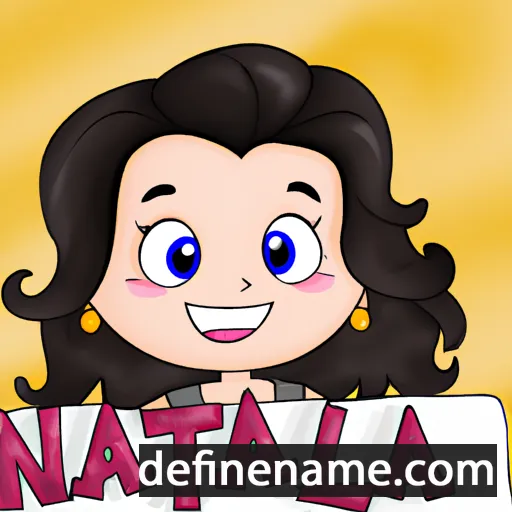 Natália cartoon