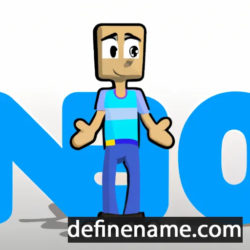 cartoon of the name Neo