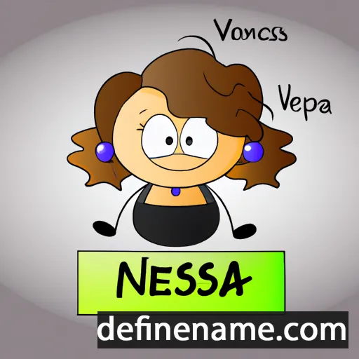 cartoon of the name Nessa