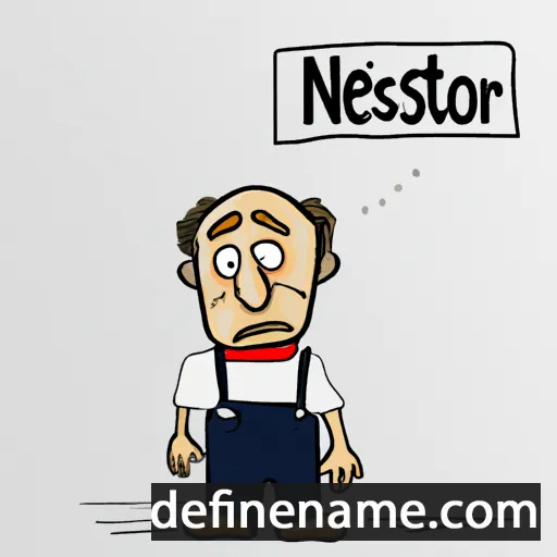 cartoon of the name Nestor