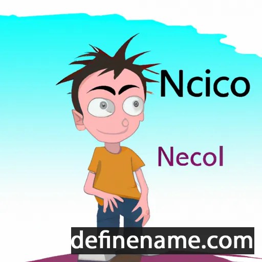 Nicolò cartoon