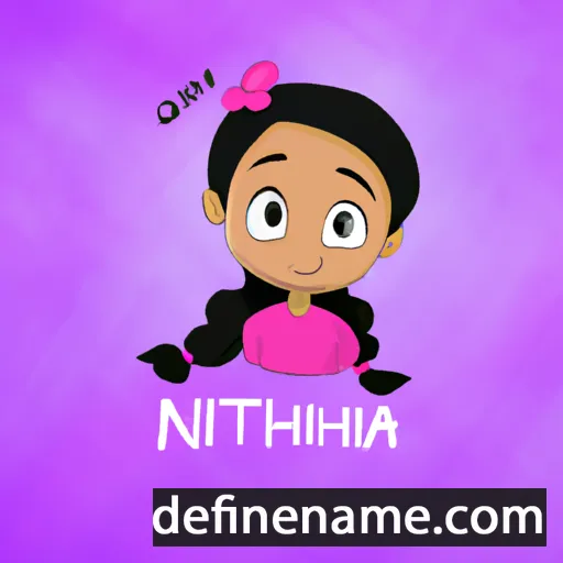 Nikitha cartoon