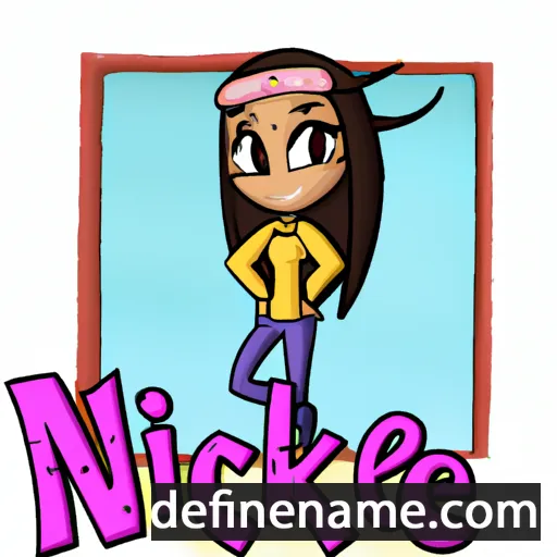 Nikkole cartoon