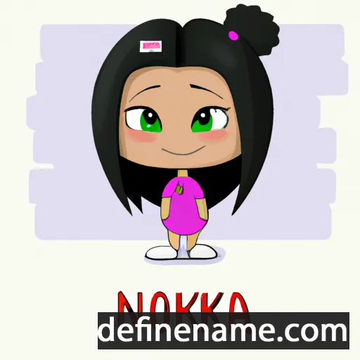 Nikora cartoon