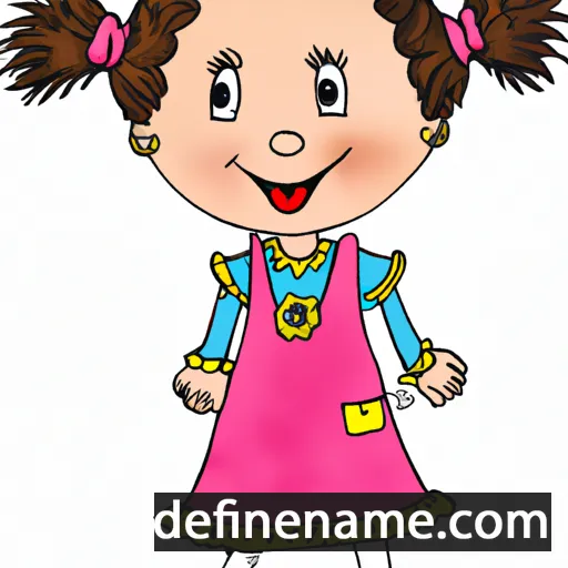 cartoon of the name Nina