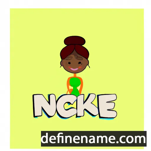 Nkechi cartoon