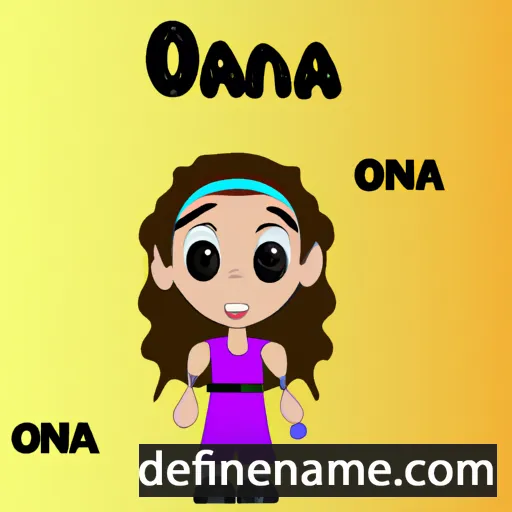 Oana cartoon