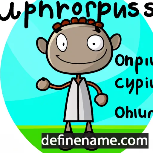 Onuphrius cartoon