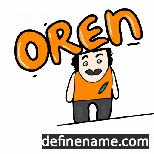 Oren cartoon