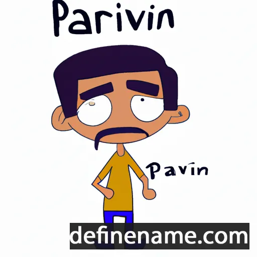 Parvin cartoon