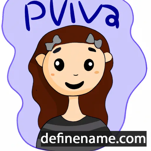 Pavlína cartoon