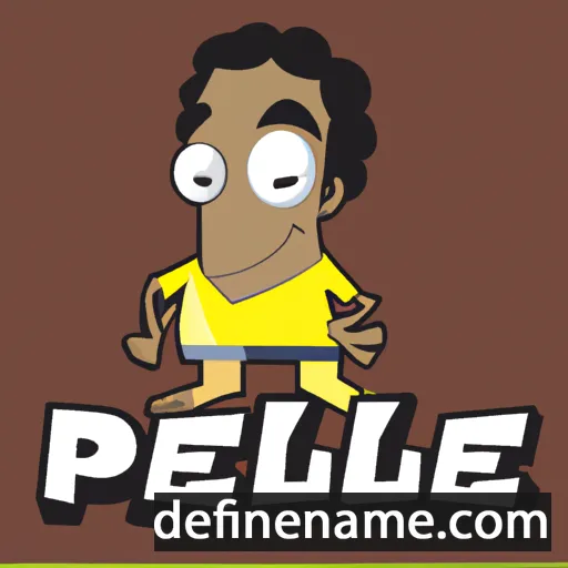 Pele cartoon