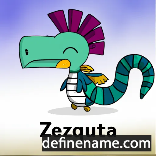 Quetzalcoatl cartoon