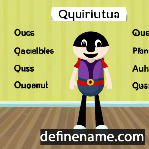 Quintillus cartoon