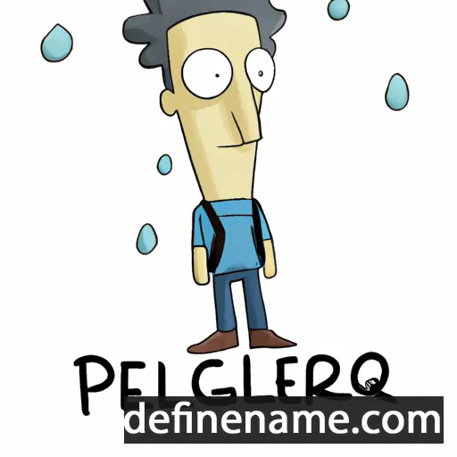 Pellegrino cartoon