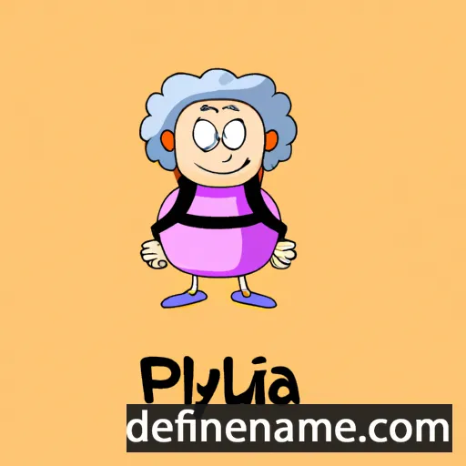 Phyllida cartoon