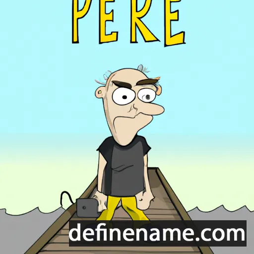 Pier cartoon